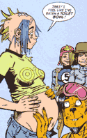 Tank Girl: Apocalypse - pregnant