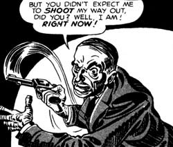 Jack Kirby in The Mammoth Book of Best Crime Comics